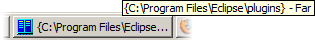 A tooltip for a window caption that doesn't fit the taskbar button